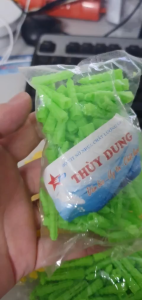 100c Tắc Kê Nở Nhựa Xanh ( Vàng 80 cái) số 3 chuyên dùng mũi khoan bê tông phi 6
