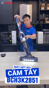 Máy Hút Bụi Không Dây 2 Trong 1 Bosch BCH3K2851 Series 4 | Đa Dạng Đầu Hút | Dễ Dàng Tháo Lắp Vệ Sinh | Bảo hành 2 Năm