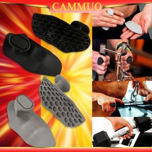 Cammuo 2PAIRS Grip Strengthener Honeycomb Silicone Weightlifting Anti-Slip Fitness Pull Up Finger Exerciser Hand Protection Trainer Workout