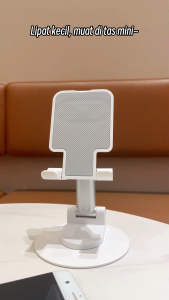 COOBOWE 360 Degree Rotation Phone/Tablet Stand Holder Portable Desktop HP Meja Anti Slip Holder Foldable Phone Holder