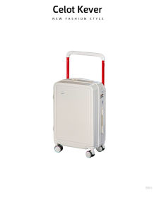 Large Capacity Carry-On Suitcase Womens 2025 New Style Fashionable ABS+PC Material Travel Bag with Password Lock