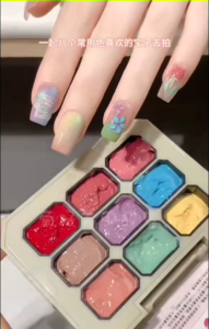 OIL PAINTING FOR NAIL ART | Nail Gel Palette with Oil Painting Effect | WILONAILSUPPLY ZMM