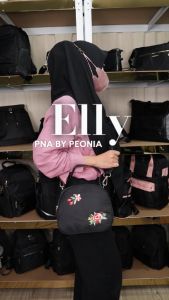Peonia PNA ELLY Tas Selempang Wanita Elegant Outdoor Sling Bag Anak Remaja Perempuan Crossbody Travel Hp Kecil Shoulder Trendy Fashion Cewek Casual Style