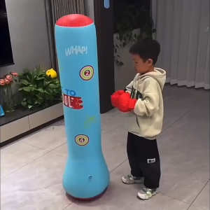 Mainan 150cm Stand Boxing Anak Samsak Tinju Inflatable Kids Training Target 120cm Standing Punching Target