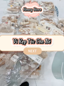 Vỉ set 9/14 Kẹp Tóc Cho Bé Gái Phong Cách Hàn Quốc Xinh Xắn Dễ Thương Theo Chủ Đề