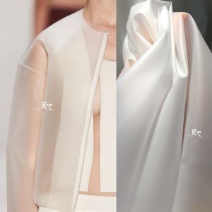 Vải Thiết Kế DIY Túi Phong Cách Mờ Trong Suốt Nửa Trong Suốt Áo Mưa Phong Cách Mỹ Da Bò Chất Lượng Cao Dùng Để Làm Đồ Thủ Công