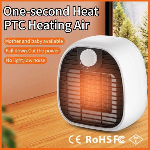 New Mini Space Heater Small Portable Heater for Office Fast Heating Desktop Fan with High Power Compact and Convenient