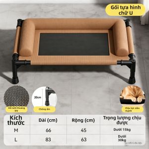 7o | Giường Thú Cưng Đỡ Cao Có Thể Tách rời Cho Tất Cả Các Mùa