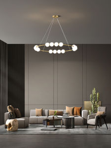 ZHENMEIJU | Modern Luxury French Cream Style Copper Pendant Light
