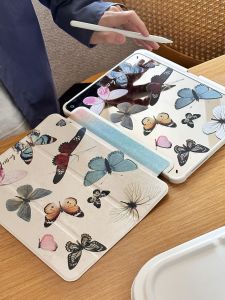 Mirror Acrylic Smart Case For iPad Air 5 Air 6 A16 11th M3 Pro 11 12.9 13 10 10.5 10.2 Air 11 10.9 9.7 Mini 7 6 with Pen Holder