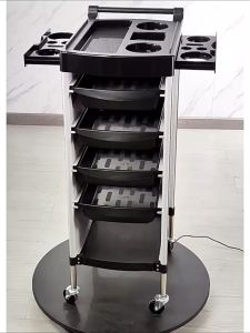 Rak salon/rak alat alat salon/rak facial salon 6 lapisan senyap/rak facial/rak alat alat salon