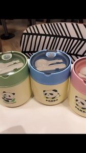 PANDA HOUSE Baby Food 530ml Thermos Jar With Spoon Porridge Keep Warm Food Container 304 Stainless Steel Portable Barang Baby