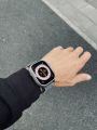 Dây Đeo Đồng Hồ Apple Watch Dệt Đàn Hồi Kakeband Ultra Ring S10 Khóa Từ Kakestorm Phụ Kiện Thiết Bị Thông Minh. 