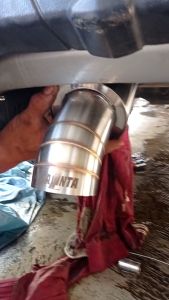 Savinta Knalpot Racing Mobil Manual Matic CONCHv1 Stainles Suara Bass Empuk Adem Bulat