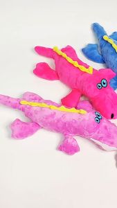 Đồ chơi nhồi bông kêu chút chít hình cá sấu cho chó mèo thú cưng - Đen Ta pet shop