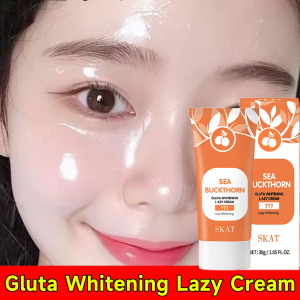 Whitening Cream 30g Cream Wajah Pemutih Cepat Putih Wajah Gluta Whitening Lazy Cream Krim Wajah Pelembab Pemutih Mengencangkan Krim Siang Pemutih Niacinamide Dari Belanda Pelembab Wajah Pemutih Day Cream