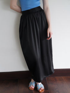 Miora Studio French Vase Pattern Spliced High Waist Slimming High-End Feeling Small Audience Elegance Half Skirt for Women