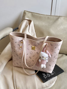 Fashionable Large Capacity Womens Shoulder Bag 2025 New Commuter Tote Bag Versatile for Work Outdoors Casual Simple Style