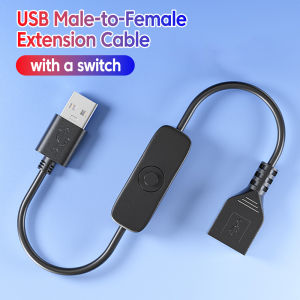 USB Cable with Switch ON/OFF Cable Extension Toggle for USB Lamp USB Fan Power Supply Line Durable HOT SALE Adapter Switch Cable