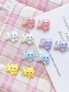 ลูกปัดโลหะผสม DIY ลูกปัดรูปแมว สร้อยข้อมือ สร้อยคอ อุปกรณ์ทำเครื่องประดับ ลูกปัดรูปแมว ลูกปัดรูปแมวตัวเล็ก ลูกปัดรูปแมว