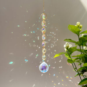 Crystal Suncatcher Mobile Rainbow Maker Prism Trang Trí Nội Thất Thiền Ý Nghệ Thuật Kính Nghệ Thuật Kỳ Diệu