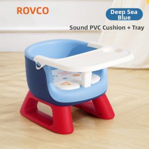 Rovco | Portable With Backrest Baby Feeding High Chair