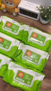 Top Nurse-Baby Wipes Unscented  Extra Thick and Soft 80 Sheets a pack Enriched with Aloe Vera