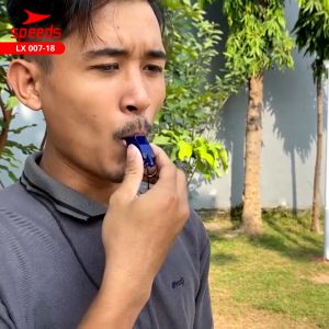 SPEEDS Peluit Wasit Pluit Treble Whistle Referee Linesman Olahraga Sepak Bola Voli Periwitan Sport 120db Lanyard 007-18