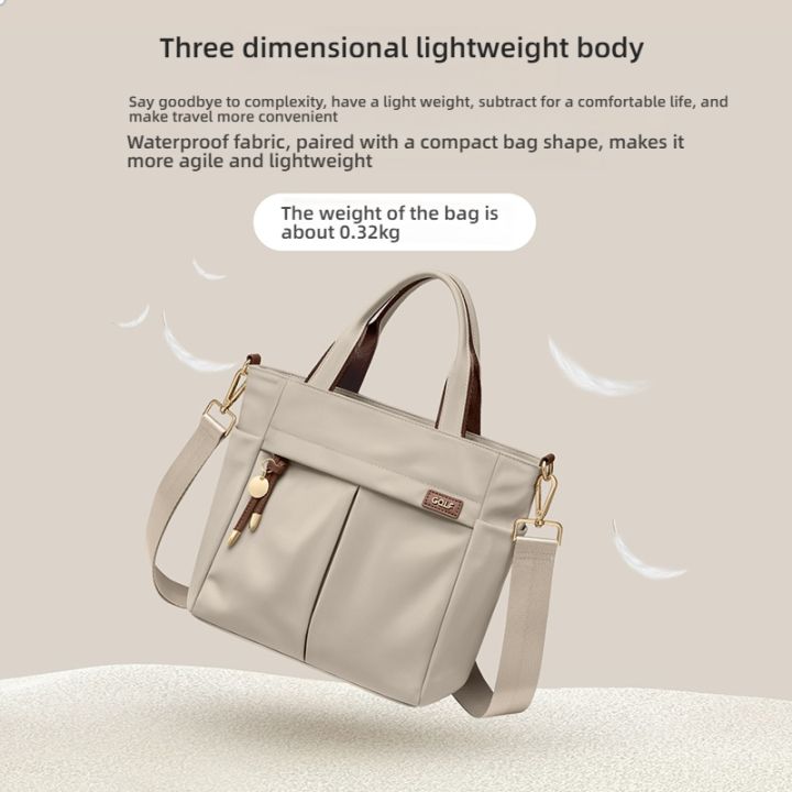 GOLF%20QUALITY%20Large%20Capacity%20Women's%20Shoulder%20Bag%20Multi-Functional%20Commuter%20Bag%20Waterproof%20Nylon%20Sling%20Bag%20Female%20Shoulder%20Crossbody%20Bag%20Fashionable%20Casual%20Versatile%20Tote%20Bag%20-%20Image%203