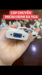 Cáp chuyển Micro HDMI to VGA Adapter
