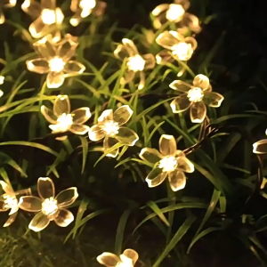 BHQ Raya LED Blossom Lights Lampu Solar Fairy Lights String Lights Lampu Peri Waterproof 8 Lighting Modes 花朵灯