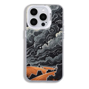 Magnetic Absorption Starry Sky Style Silicone Phone Case for Huawei Mate60/50/40 pro Car Wireless Charging Compatible Male Model Protective Cover