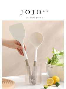 High-Temperature Resistant Silicone Spatula Mr. Grocery JOJOS L. PD. Kitchen Utensils Soup Spoon Pan Turner Cooking Tools