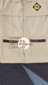 setelan seragam sekolah pramuka siaga laki-laki panjang sd kelas 1-6 {non set}