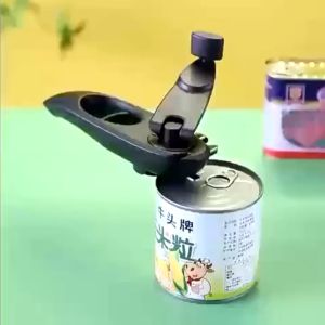 8 in 1 Can Opener Heavy Duty and Tin Opener Beer Bottle Box Open Cans Kitchen Essential Tools Accessories