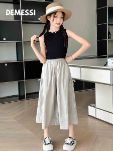 Light Thin Loose Wide Leg Pants for Girls