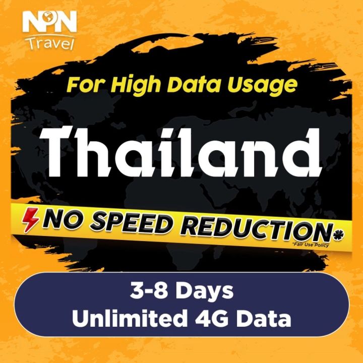 Thailand SIM Card Ultra 115Days Daily 500MB3GB Unlimited Data Store