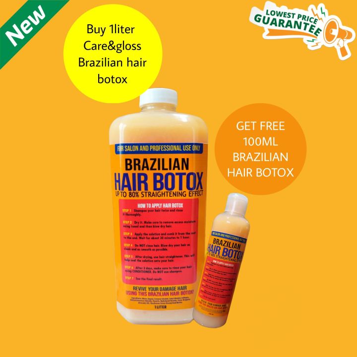 HAIR BOTOX BRAZILIAN 1000ML (free 100ml) Lazada PH