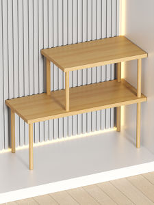 LJXZ | Customizable Multi-level Closet Shelf Organizer Wood