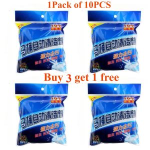 3/1Pouches Powerful Toilet Bowl Deodorizer and Cleaner with Blue Bubble Lavender Scented Toilet Cleaner for Fresh Bathrooms