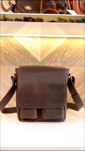 TAS CROSSBODY KULIT ASLI PRIA | STYLE INGGRIS KLASIK | CROSSBODY | CRAZY HORSE