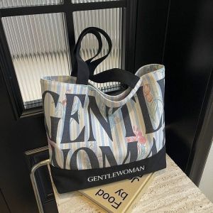 JIFANPAUL | Canvas Tote Bag Large Capacity