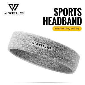 WRELS | Sweatproof Athletic Headbands Sweat Absorbing Running Cycling Yoga Spa Sweatband Non Slip Elastic Tennis Basketball Hairband