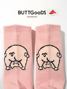 ถุงเท้าข้อสั้นผ้าฝ้ายลายหมูสีชมพู ถุงเท้าข้อสั้นลายม้าลายลำลองสำหรับทั้งชายและหญิง ถุงเท้าข้อสั้นลายสัตว์ ดูดซับเหงื่อ ระบายอากาศได้ดี ถุงเท้าลำลอง