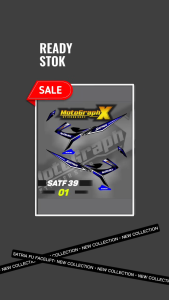 Sticker striping variasi satria facelift karbu satf 39 premium