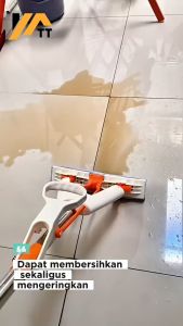 COOGER Alat Pel Spons Luxury Spons Mop Alat Pel Lantai 28CM Super Peras Otomatis Terbaru Pel Sponge Lipat