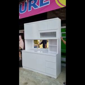 (Free Ongkir) Lemari Sayur 4 Pintu Minimalis / Lemari Dapur / Kitchen Set 4 Pintu
