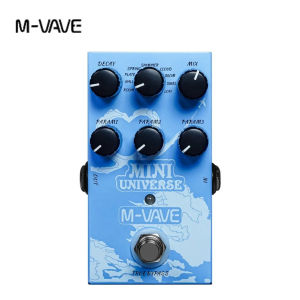 M-VAVE Mini Universe Guitar Effect Pedal Digital Reverb Pedal Digital Modeling Reverberation Effector & 9-Mode Reverb Selection