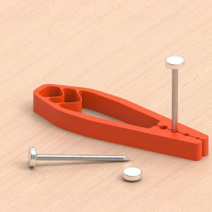 E.B.【Ready in Stock】 Nail Clamping Holder Hammer Assist Clip Tool Nail Holder
