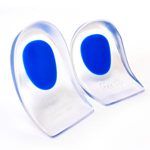 1 Pair silicone gel insole Men Women heel Cushion insoles soles relieve foot pain Spur Support Shoe pad High Heel Inserts